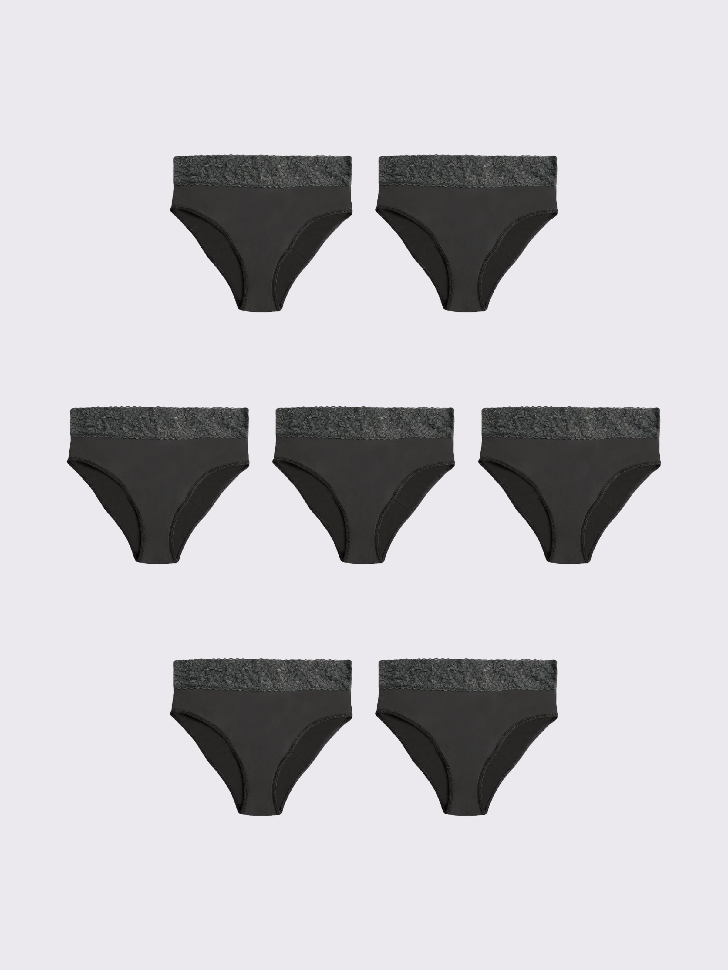 fluxies Classic™ Bikini Cycle Set - 7 Full Switch Pack - Mixed Flow